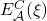 E^C_{\mathcal{A}}(\xi)