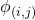 \phi_{(i,j)}